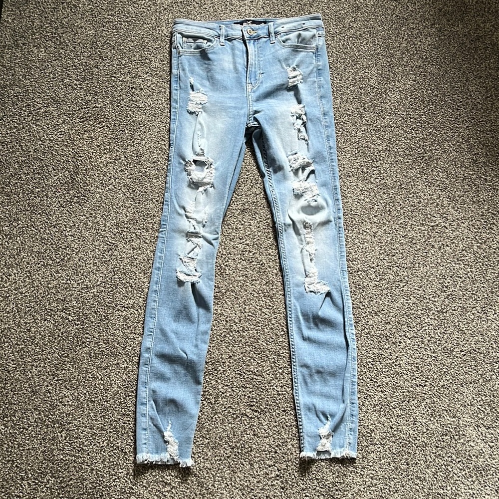 High Rise Super Skinny Jeans - Light Wash